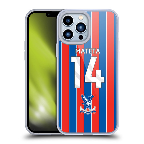 Crystal Palace FC 2025/26 Players Home Kit Jean-Philippe Mateta Soft Gel Case for Apple iPhone 13 Pro Max