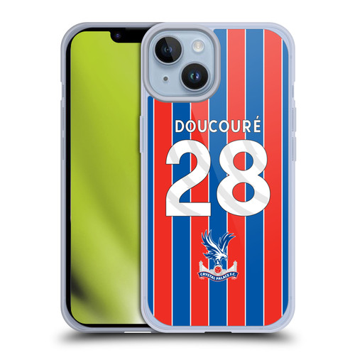 Crystal Palace FC 2025/26 Players Home Kit Cheick Doucouré Soft Gel Case for Apple iPhone 14