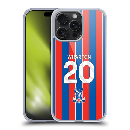 Crystal Palace FC 2025/26 Players Home Kit Adam Wharton Soft Gel Case for Apple iPhone 15 Pro Max