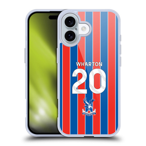 Crystal Palace FC 2025/26 Players Home Kit Adam Wharton Soft Gel Case for Apple iPhone 16
