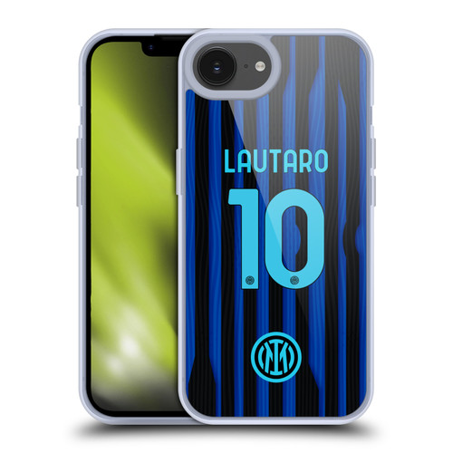 Fc Internazionale Milano 2025/26 Players Home Kit Lautaro Martínez Soft Gel Case for Apple iPhone 16e