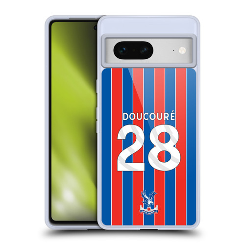 Crystal Palace FC 2025/26 Players Home Kit Cheick Doucouré Soft Gel Case for Google Pixel 7 Crystal Palace FC 2025/26 Players Home Kit Cheick Doucouré Soft Gel Case for Google Pixel 7