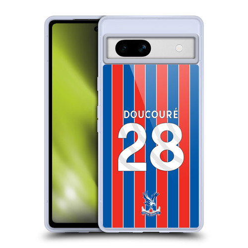 Crystal Palace FC 2025/26 Players Home Kit Cheick Doucouré Soft Gel Case for Google Pixel 7a Crystal Palace FC 2025/26 Players Home Kit Cheick Doucouré Soft Gel Case for Google Pixel 7a