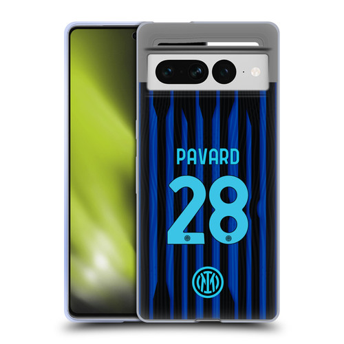Fc Internazionale Milano 2025/26 Players Home Kit Benjamin Pavard Soft Gel Case for Google Pixel 7 Pro