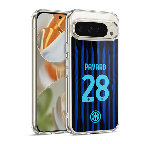 Fc Internazionale Milano 2025/26 Players Home Kit Benjamin Pavard Soft Gel Case for Google Pixel 9 / Pixel 9 Pro