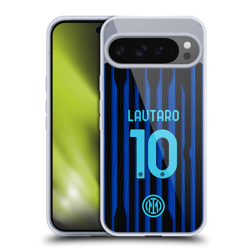 Fc Internazionale Milano 2025/26 Players Home Kit Lautaro Martínez Soft Gel Case for Google Pixel 9 Pro XL