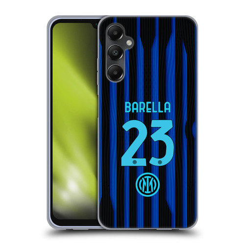 Fc Internazionale Milano 2025/26 Players Home Kit Nicolò Barella Soft Gel Case for Samsung Galaxy A05s
