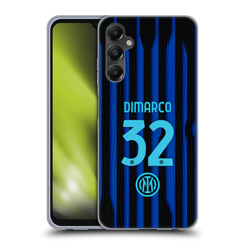 Fc Internazionale Milano 2025/26 Players Home Kit Federico Dimarco Soft Gel Case for Samsung Galaxy A05s