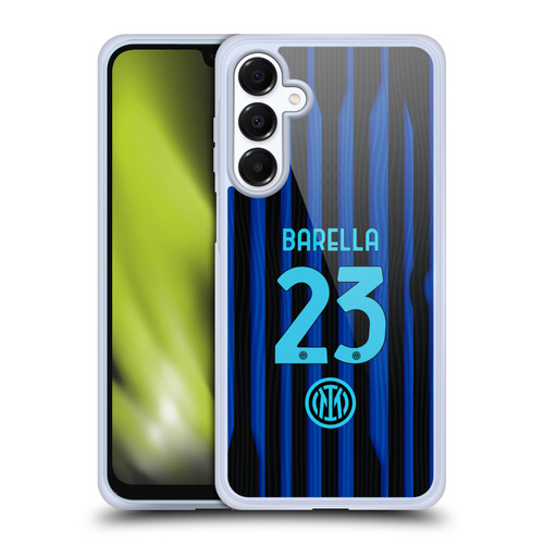 Fc Internazionale Milano 2025/26 Players Home Kit Nicolò Barella Soft Gel Case for Samsung Galaxy A16 5G