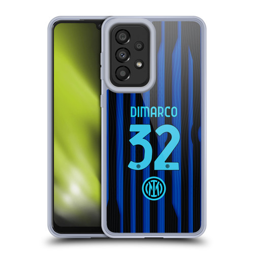 Fc Internazionale Milano 2025/26 Players Home Kit Federico Dimarco Soft Gel Case for Samsung Galaxy A33 5G (2022)