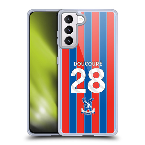 Crystal Palace FC 2025/26 Players Home Kit Cheick Doucouré Soft Gel Case for Samsung Galaxy S21+ 5G