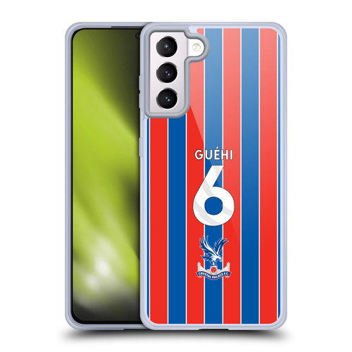 Crystal Palace FC 2025/26 Players Home Kit Marc Guéhi Soft Gel Case for Samsung Galaxy S21+ 5G Crystal Palace FC 2025/26 Players Home Kit Marc Guéhi Soft Gel Case for Samsung Galaxy S21+ 5G