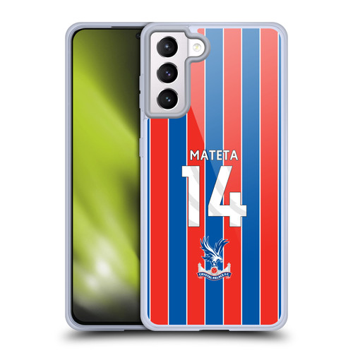 Crystal Palace FC 2025/26 Players Home Kit Jean-Philippe Mateta Soft Gel Case for Samsung Galaxy S21+ 5G