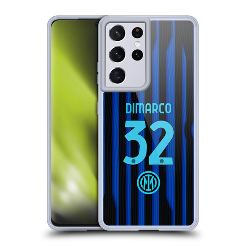Fc Internazionale Milano 2025/26 Players Home Kit Federico Dimarco Soft Gel Case for Samsung Galaxy S21 Ultra 5G