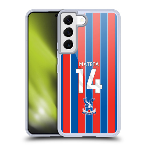 Crystal Palace FC 2025/26 Players Home Kit Jean-Philippe Mateta Soft Gel Case for Samsung Galaxy S22 5G