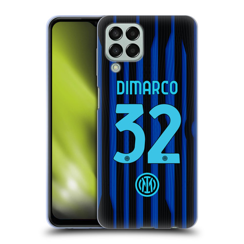 Fc Internazionale Milano 2025/26 Players Home Kit Federico Dimarco Soft Gel Case for Samsung Galaxy M33 (2022)