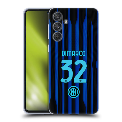 Fc Internazionale Milano 2025/26 Players Home Kit Federico Dimarco Soft Gel Case for Samsung Galaxy M55 5G