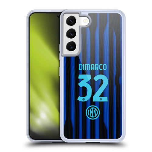 Fc Internazionale Milano 2025/26 Players Home Kit Federico Dimarco Soft Gel Case for Samsung Galaxy S22 5G