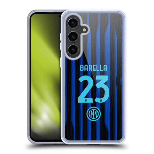 Fc Internazionale Milano 2025/26 Players Home Kit Nicolò Barella Soft Gel Case for Samsung Galaxy S24+ 5G