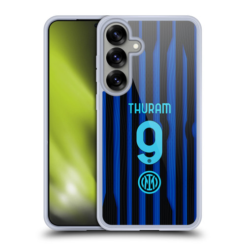 Fc Internazionale Milano 2025/26 Players Home Kit Marcus Thuram Soft Gel Case for Samsung Galaxy S25+