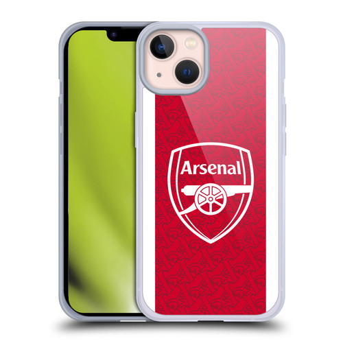 Arsenal FC 2025/26 Kit Home Soft Gel Case for Apple iPhone 13