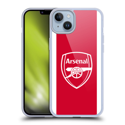 Arsenal FC 2025/26 Kit Home Soft Gel Case for Apple iPhone 14 Plus
