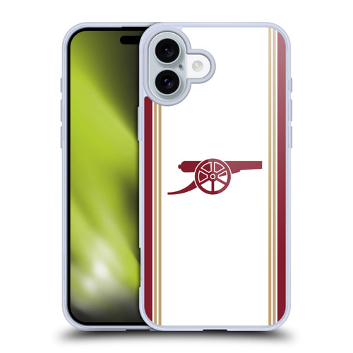 Arsenal FC 2025/26 Kit Third Soft Gel Case for Apple iPhone 16 Plus