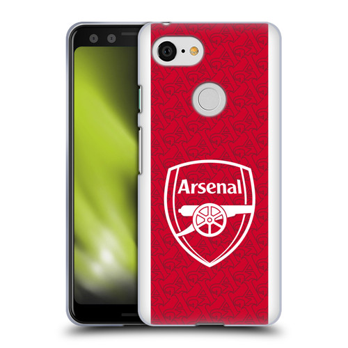 Arsenal FC 2025/26 Kit Home Soft Gel Case for Google Pixel 3
