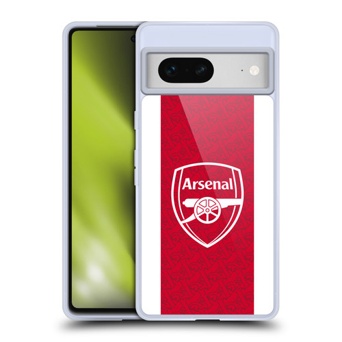 Arsenal FC 2025/26 Kit Home Soft Gel Case for Google Pixel 7