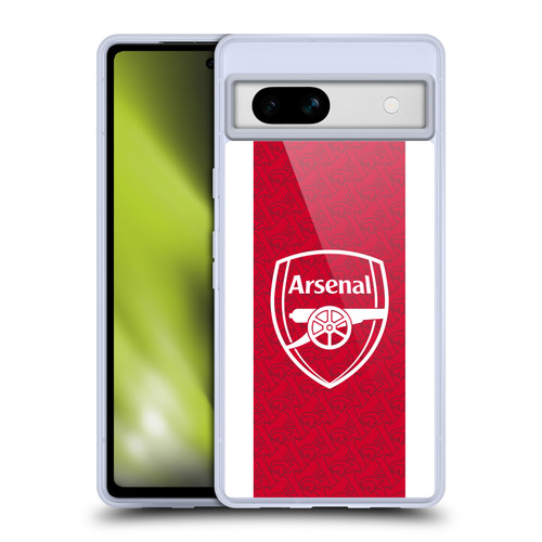 Arsenal FC 2025/26 Kit Home Soft Gel Case for Google Pixel 7a
