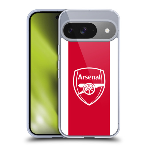 Arsenal FC 2025/26 Kit Home Soft Gel Case for Google Pixel 9 / Pixel 9 Pro
