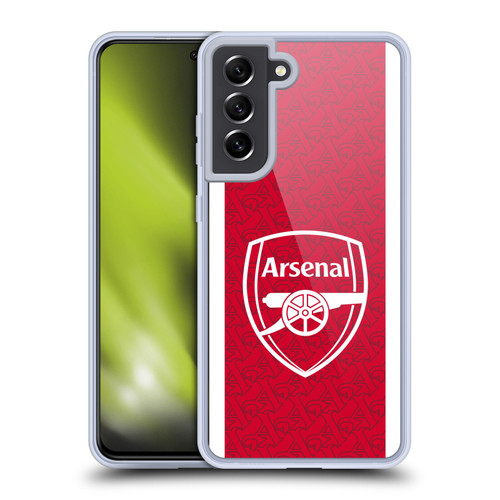 Arsenal FC 2025/26 Kit Home Soft Gel Case for Samsung Galaxy S21 FE 5G