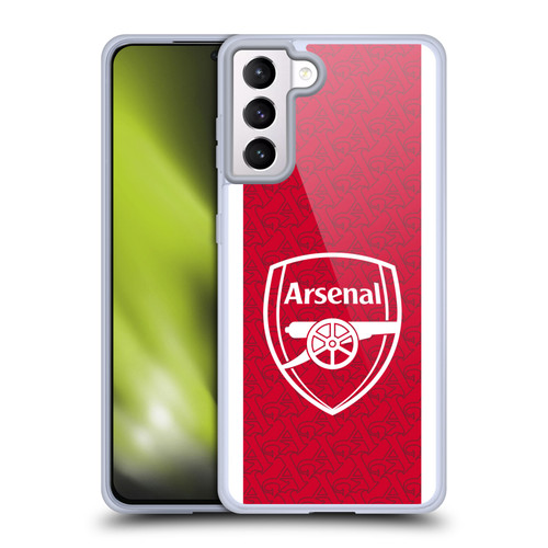 Arsenal FC 2025/26 Kit Home Soft Gel Case for Samsung Galaxy S21+ 5G