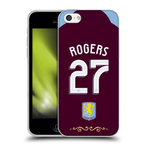 Aston Villa Football Club 2025/26 Players Home Kit Morgan Rogers Soft Gel Case for Apple iPhone 5c Aston Villa Football Club 2025/26 Players Home Kit Morgan Rogers Soft Gel Case for Apple iPhone 5c