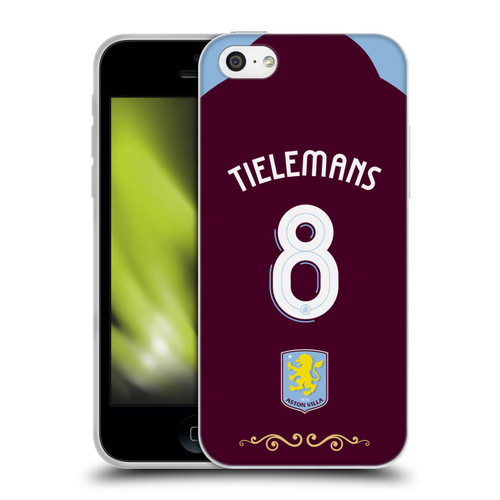 Aston Villa Football Club 2025/26 Players Home Kit Youri Tielemans Soft Gel Case for Apple iPhone 5c