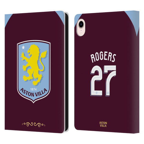 Aston Villa Football Club 2025/26 Players Home Kit Morgan Rogers Leather Book Wallet Case Cover For Apple iPad mini (2021/2024) Aston Villa Football Club 2025/26 Players Home Kit Morgan Rogers Leather Book Wallet Case Cover For Apple iPad mini (2021/2024)