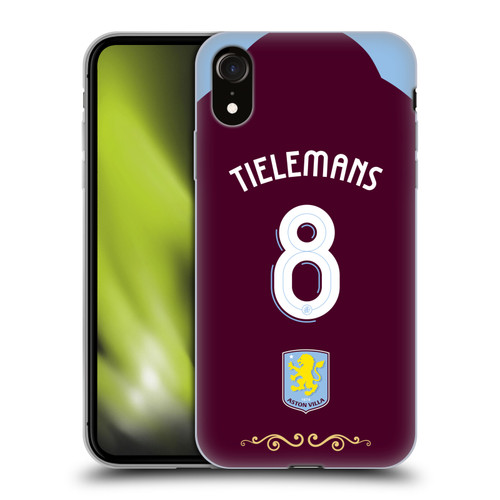 Aston Villa Football Club 2025/26 Players Home Kit Youri Tielemans Soft Gel Case for Apple iPhone XR