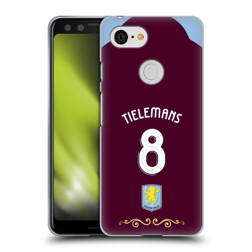 Aston Villa Football Club 2025/26 Players Home Kit Youri Tielemans Soft Gel Case for Google Pixel 3 Aston Villa Football Club 2025/26 Players Home Kit Youri Tielemans Soft Gel Case for Google Pixel 3