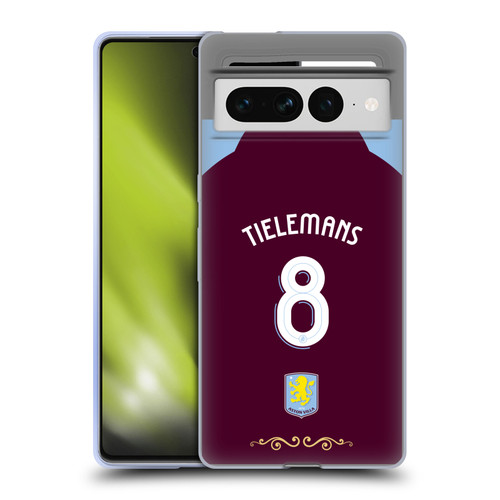 Aston Villa Football Club 2025/26 Players Home Kit Youri Tielemans Soft Gel Case for Google Pixel 7 Pro Aston Villa Football Club 2025/26 Players Home Kit Youri Tielemans Soft Gel Case for Google Pixel 7 Pro