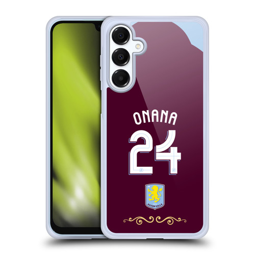 Aston Villa Football Club 2025/26 Players Home Kit Amadou Onana Soft Gel Case for Samsung Galaxy A16 5G & MagSafe