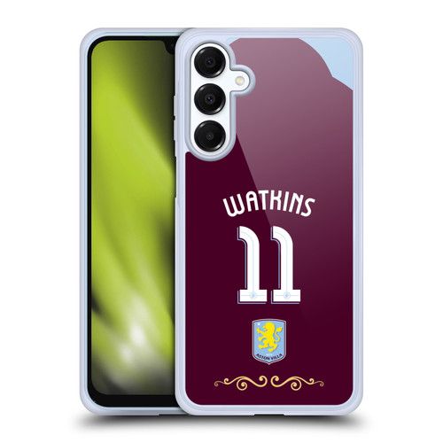 Aston Villa Football Club 2025/26 Players Home Kit Ollie Watkins Soft Gel Case for Samsung Galaxy A16 5G