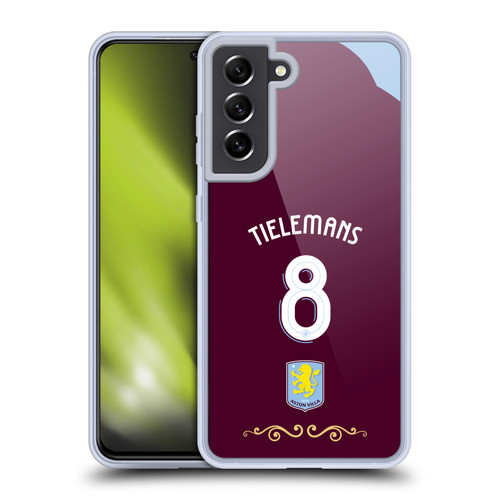 Aston Villa Football Club 2025/26 Players Home Kit Youri Tielemans Soft Gel Case for Samsung Galaxy S21 FE 5G