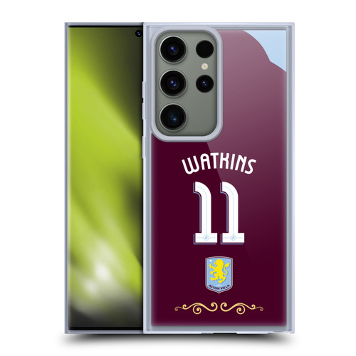 Aston Villa Football Club 2025/26 Players Home Kit Ollie Watkins Soft Gel Case for Samsung Galaxy S23 Ultra 5G Aston Villa Football Club 2025/26 Players Home Kit Ollie Watkins Soft Gel Case for Samsung Galaxy S23 Ultra 5G