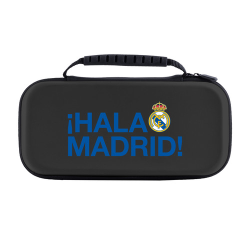 Real Madrid CF Graphic Logo Hala Madrid Hard Storage Travel Carry Case for Nintendo Switch 2