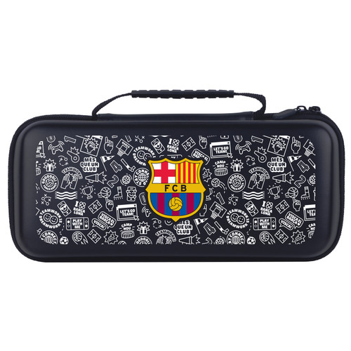 FC Barcelona Graphic Logo Barca Kids Hard Storage Travel Carry Case for Asus ROG Ally
