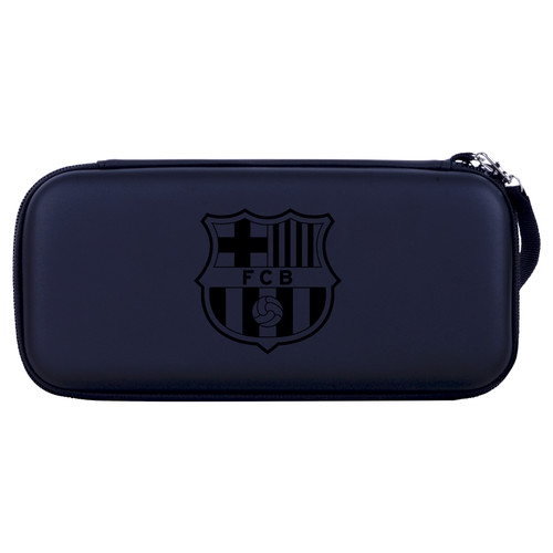 FC Barcelona Graphic Logo Embossed Crest Hard Storage Travel Carry Case for Nintendo Switch