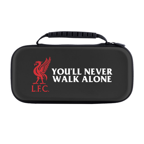Liverpool Football Club Graphic Logo White In Black Hard Storage Travel Carry Case for Nintendo Switch 2