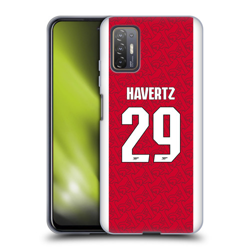 Arsenal FC 2025/26 Players Home Kit Kai Havertz Soft Gel Case for HTC Desire 21 Pro 5G