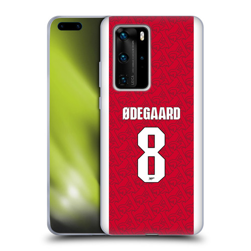 Arsenal FC 2025/26 Players Home Kit Martin Ødegaard Soft Gel Case for Huawei P40 Pro / P40 Pro Plus 5G
