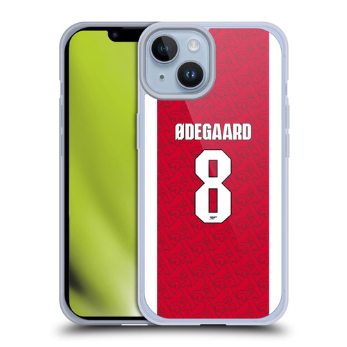 Arsenal FC 2025/26 Players Home Kit Martin Ødegaard Soft Gel Case for Apple iPhone 14 Arsenal FC 2025/26 Players Home Kit Martin Ødegaard Soft Gel Case for Apple iPhone 14